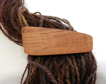 Tiny Natural Hair Clip, Red Elm Wood, lifetime guarantee, NO GLUE, wooden hair accessory, french hair barrette, long hair, hair jewelry