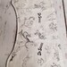 Black and White Dr Seuss Burp cloth with Black minky dot backing