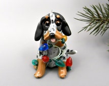 bluetick coonhound figurine