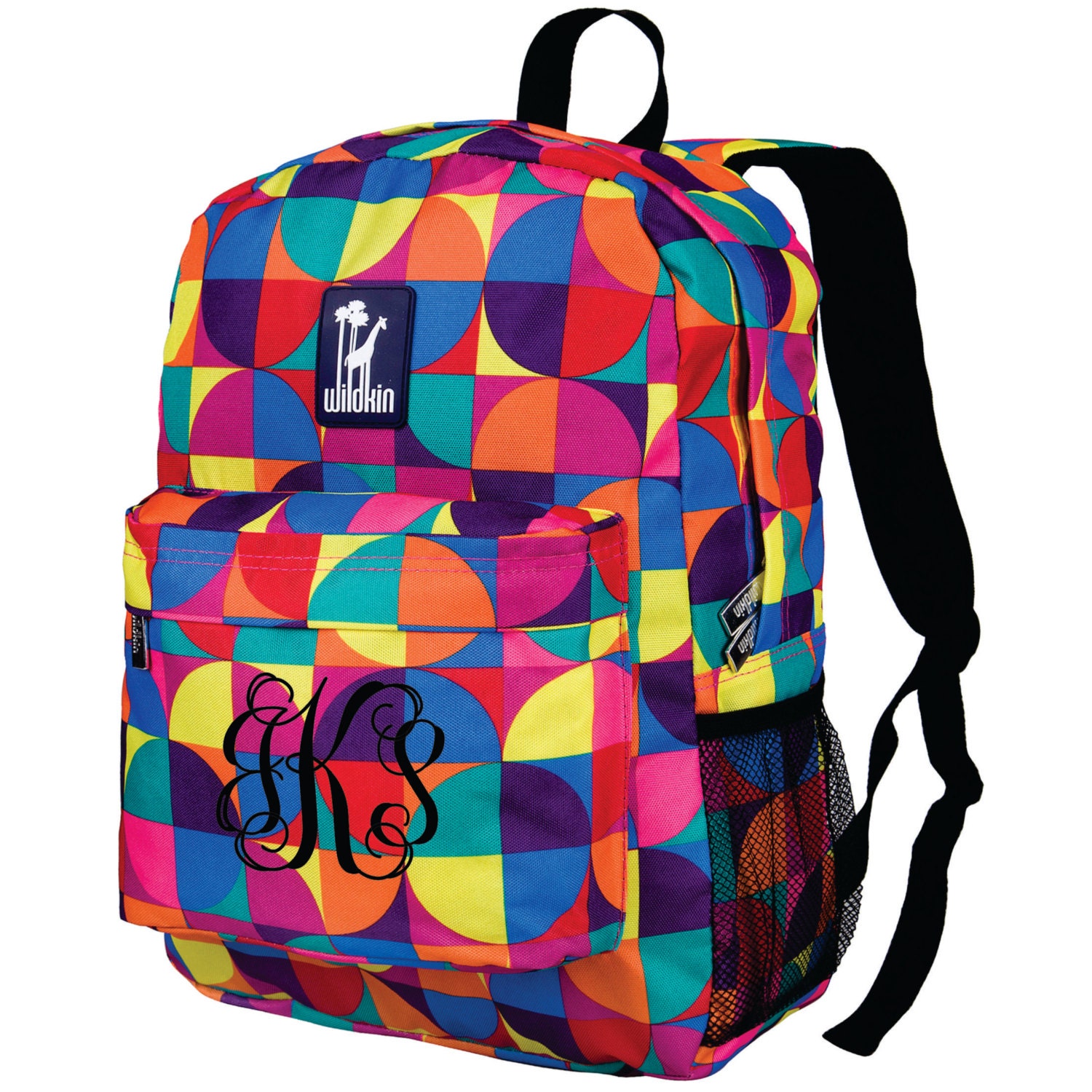 Monogram Backpack and Lunch Bag Set Wildkin Personalized
