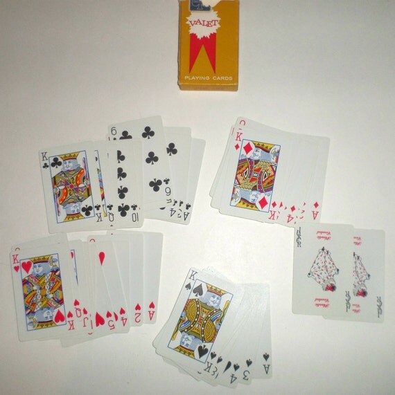 Vintage Valet Playing Cards Mechanical Servants Inc