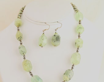 Prehnite Necklace. Listing 256857220