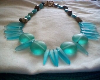 Blue Sea Glass Beauty.