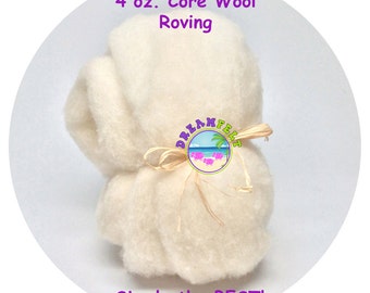 Core Wool Roving for Needle Felting 4 oz. from DREAM FELT simply the BEST!
