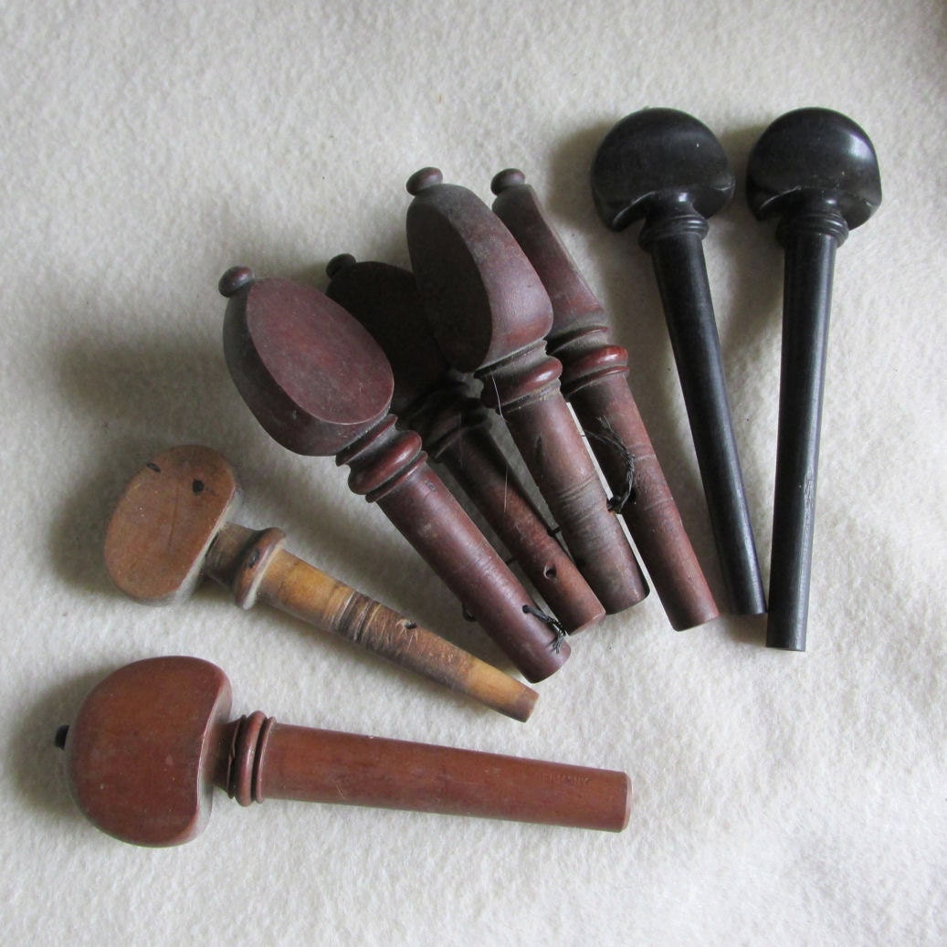 Antique Cello Keys String Instrument Wood Keys