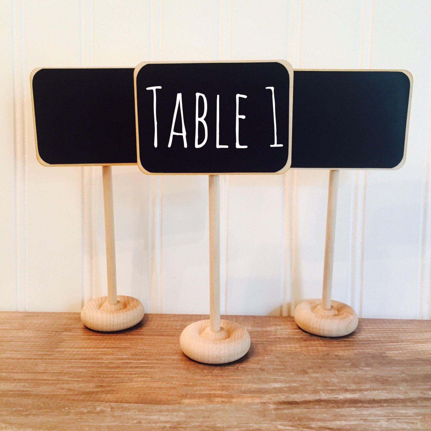 4 Mini Chalkboard Table Stands Buffet Labels Chalkboard