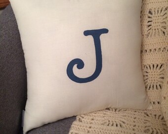 Initial/Monogram Pillow (Small Size)