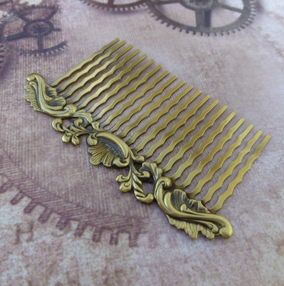free shipping in UK Decorative Hair Comb with Filigree Pack