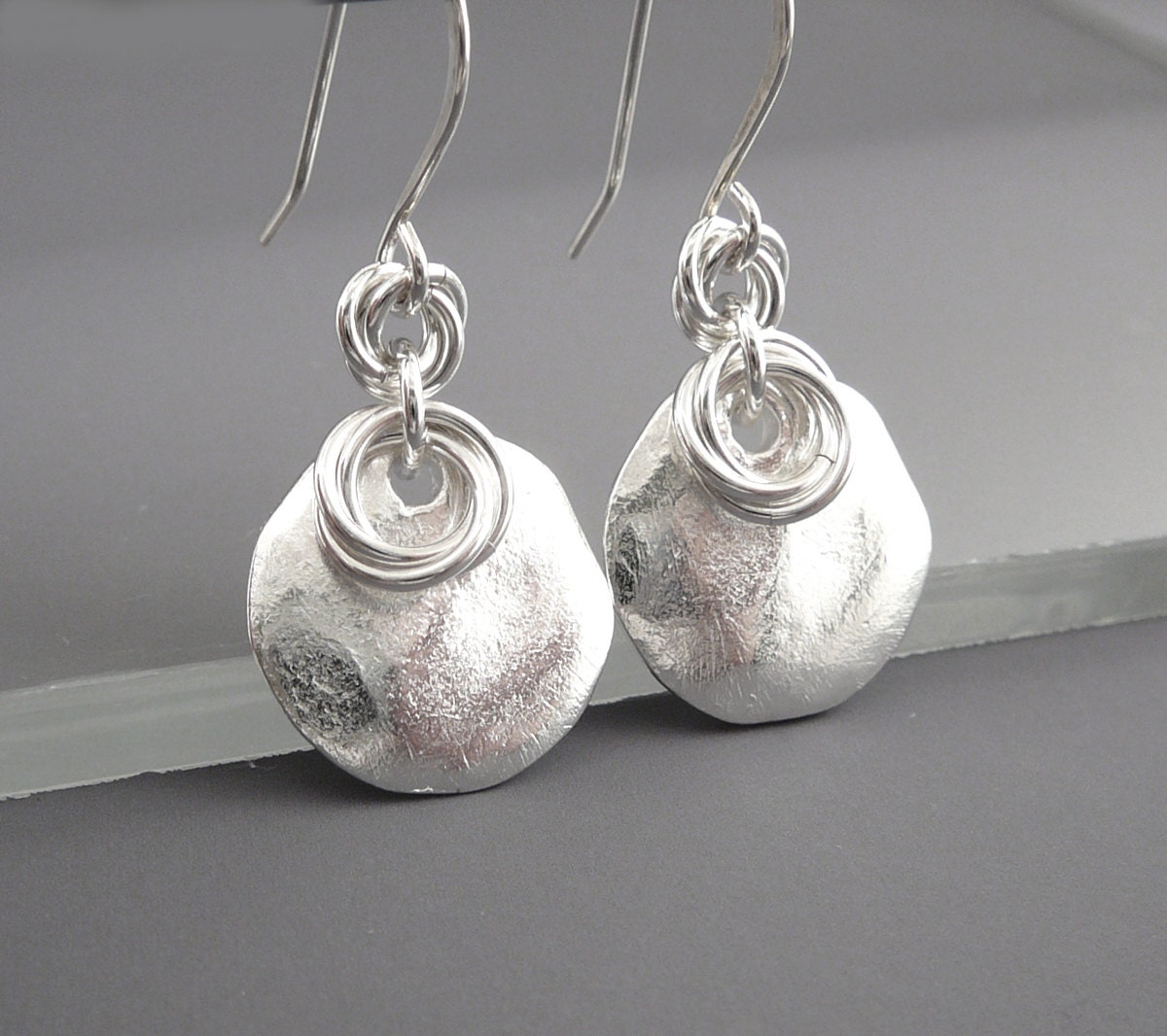 Nickel Free Earrings Silver Dangle Earrings Cool Earrings