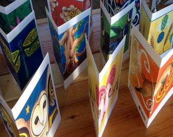 Illuminations: set of 12 blank cards with a Celtic inspiration