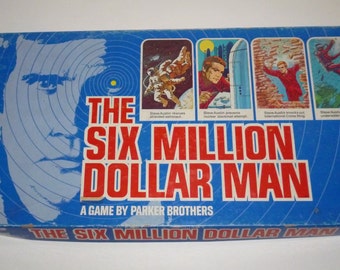 Vintage Six Million Dollar Man Board Game