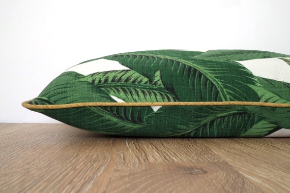 outdoor banana leaf pillow