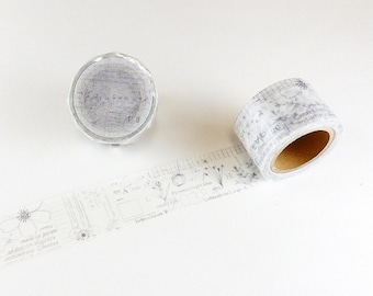 Chamil garden Flower movement washi tape 30mm x 10M washi masking tape