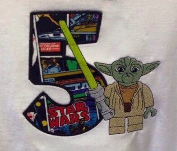 Star Wars Birthday Shirt Lego Star Wars Lego Yoda