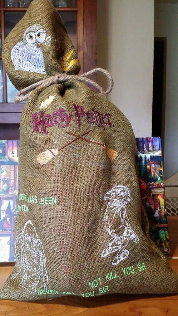 Harry Potter reusable gift wrap bag