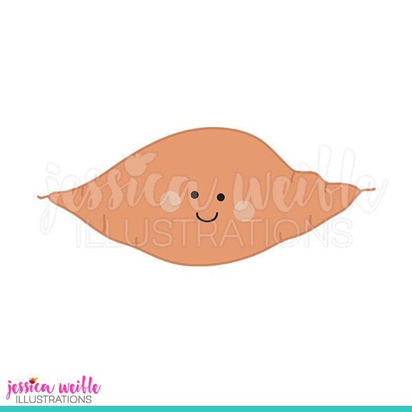 Cute Sweet Potato Cute Digital Clipart Sweet Potato Clip Art