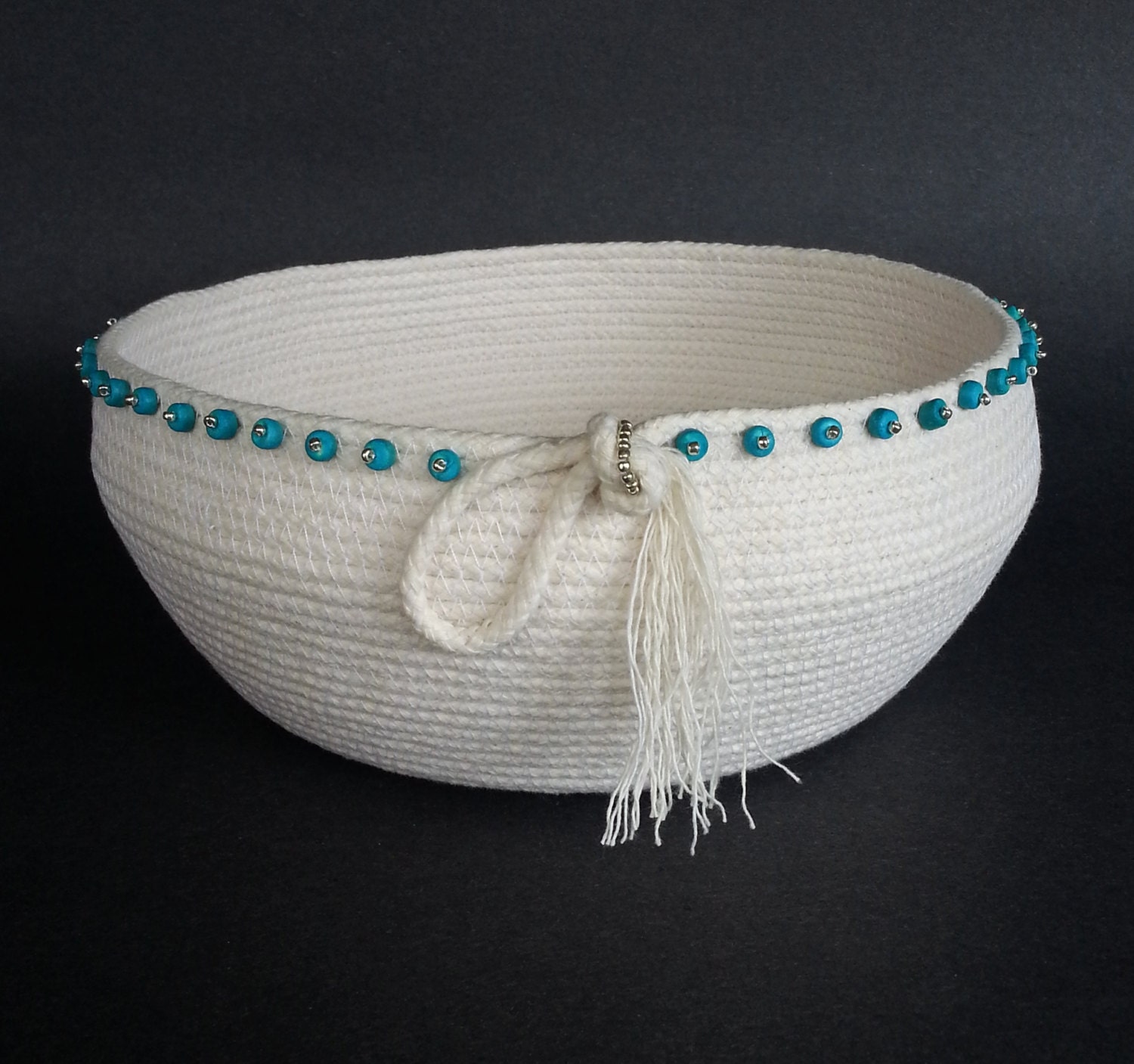 Clothesline Basket Coiled Basket Serenity