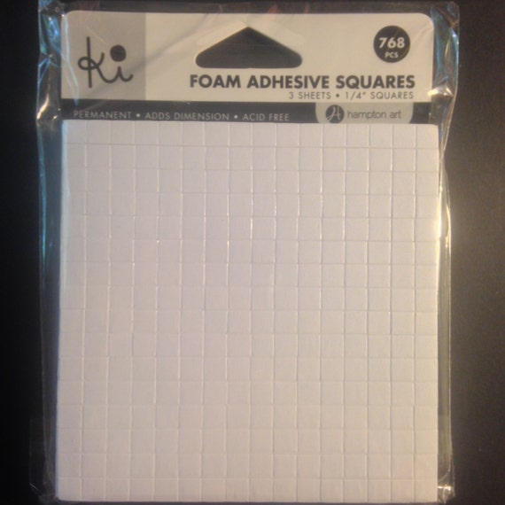 Ki Brand Foam Adhesive Squares 1/4 in squares 768