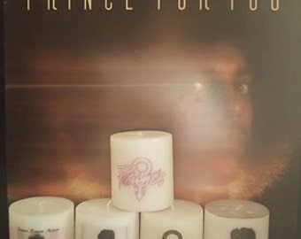 Prince Candles - Prince Symbol Candles - Prince Memorial Candle