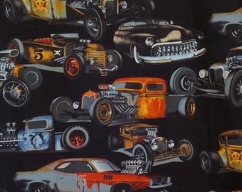 Car print fabric | Etsy