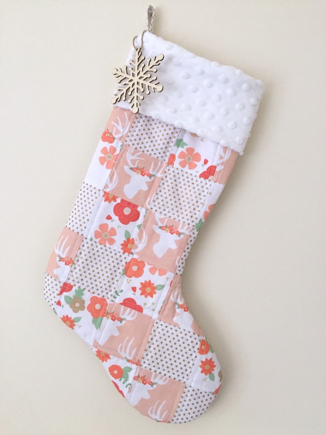 Christmas Stocking. Baby Girl Stocking. Babys First by maxandgrace