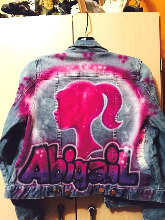 Custom Airbrushed Jean Jacket