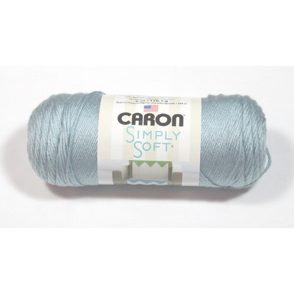 Caron Simply Soft Yarn Light Country Blue 6oz