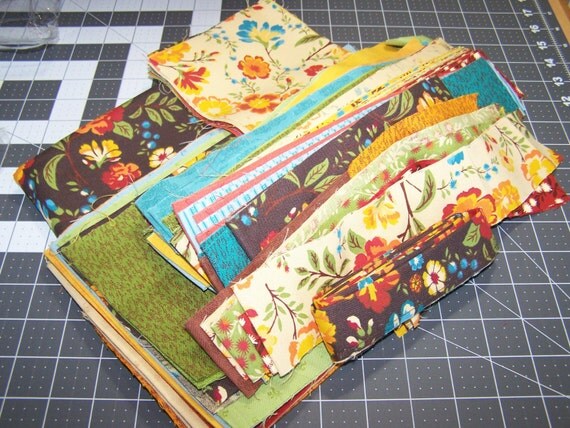 Fabric Destash, Clearance Sale, Yard Sale, Fabric Bundle,Lot of Autumn / Fall Fabrics, Busy Hands Quilts