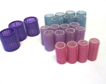 Vintage Hair Curlers 22 Rollers