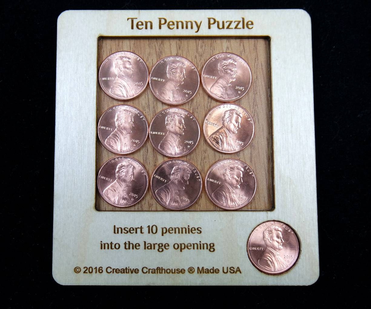 10 Penny Puzzle a circle packing puzzle