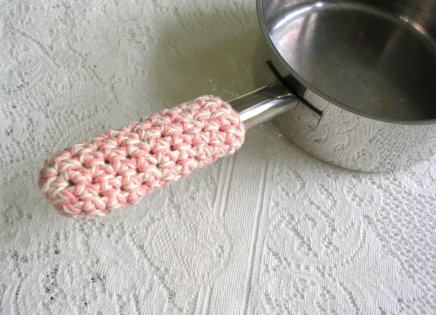 Handle Potholder Crochet Skillet or Pot by CottageImaginations