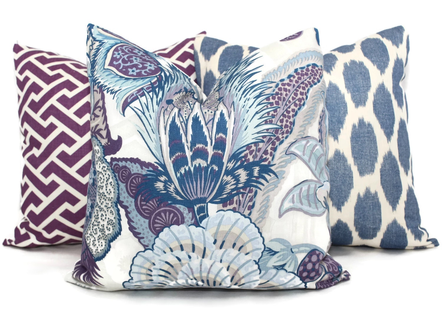 Hyacinth Zanzibar Decorative Pillow Cover 18x18 20x20 22x22