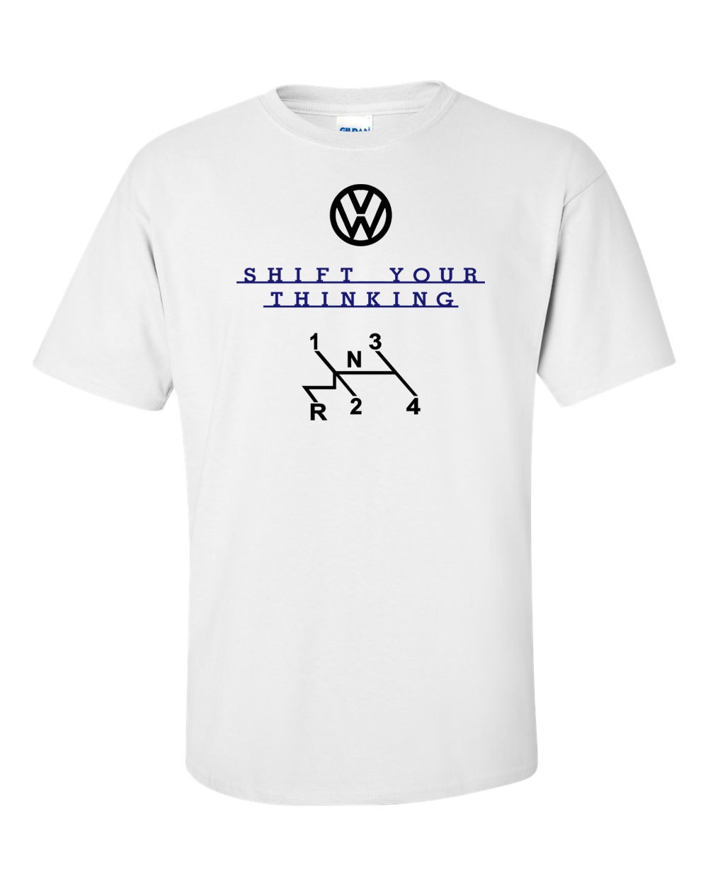 Vintage Volkswagen VW Shift Pattern TShirt by tees4u on Etsy