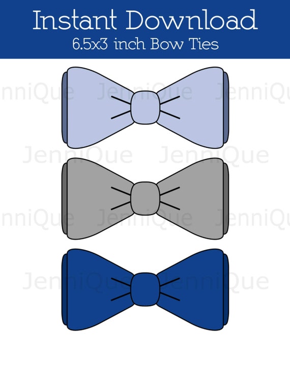 Printable Bow Tie Bow Tie Cut Outs Bow Tie Baby Shower