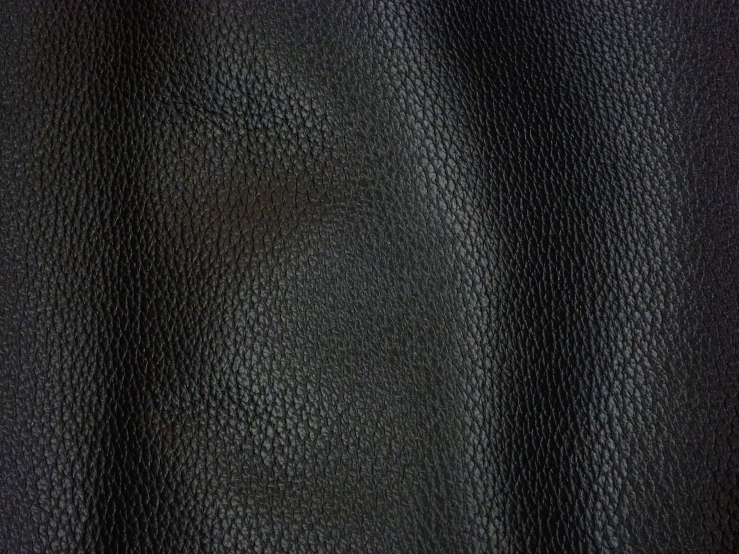 Leather 8x10 RICH Black Buffalo embossed Cowhide