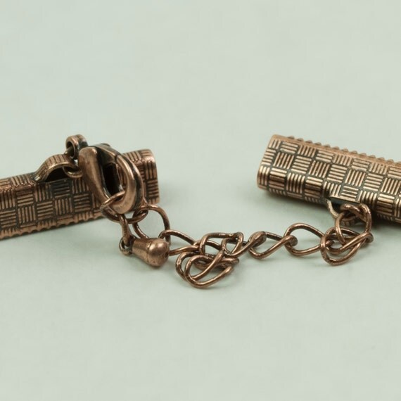 Crimp Clasp 20mm Ribbon Crimp Clasp with lobster claw and