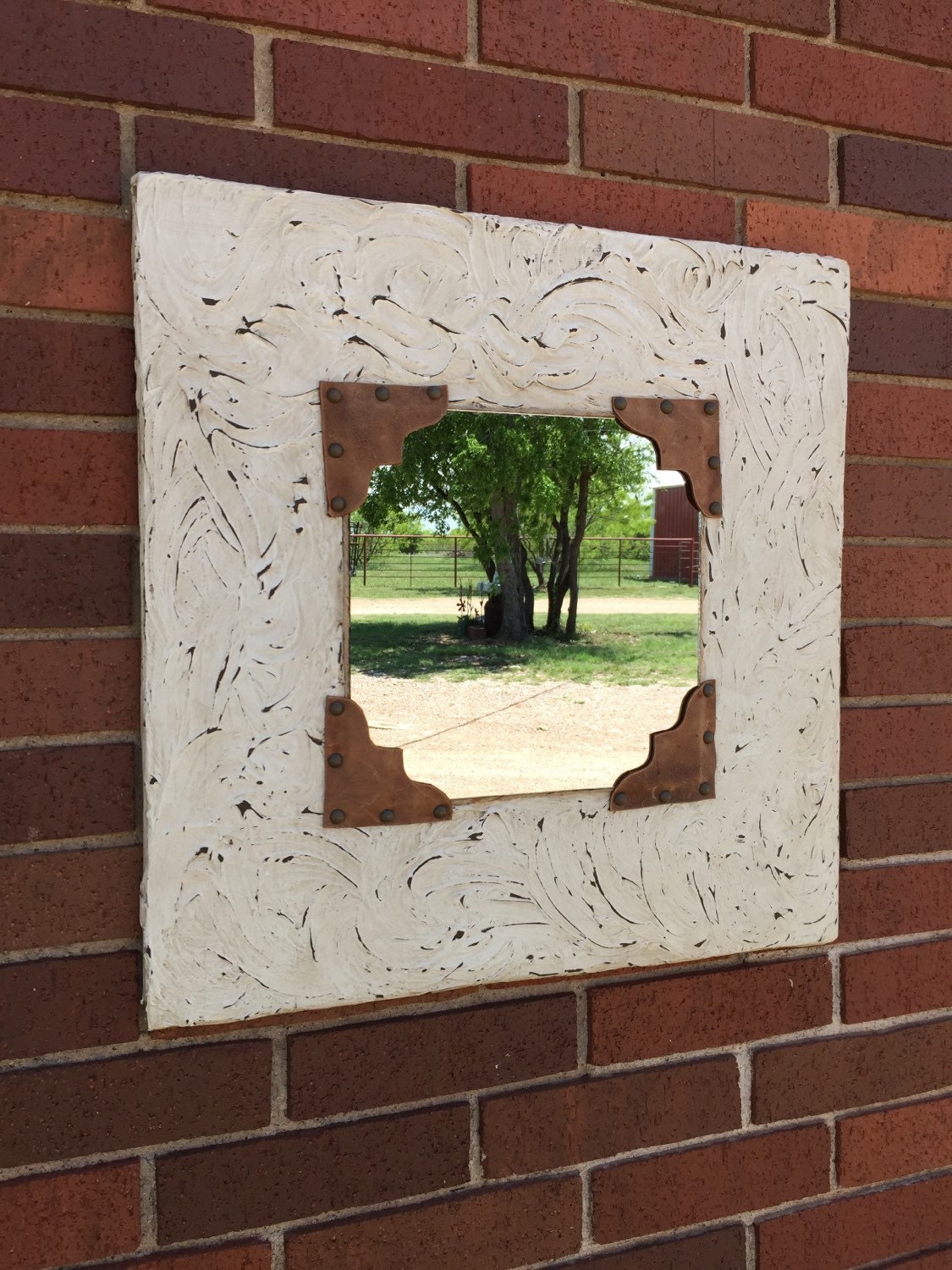 shabby chic western decor mirror shabby chic western decor mirror