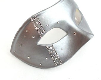 Men's Luxury Jewelled Swaroski Crystal Masquerade Ball Mask