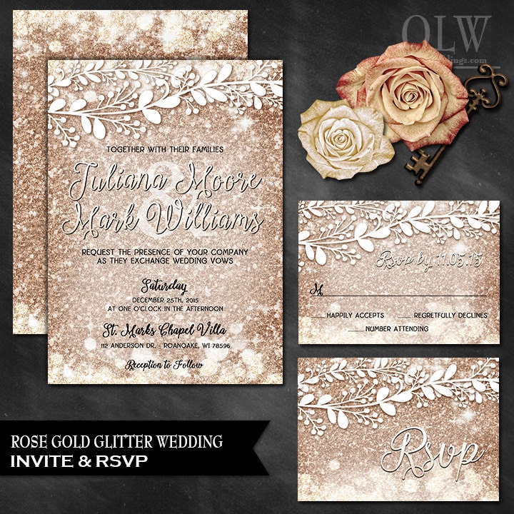 Rose Gold Invitations 5