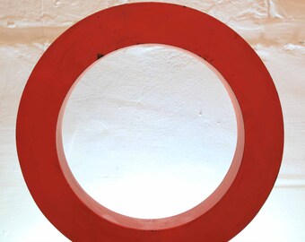Vintage Letter O, Metal Red Letter O, Vintage Letter, Alphabet, O, Wall Art, Olivia, Oliver,