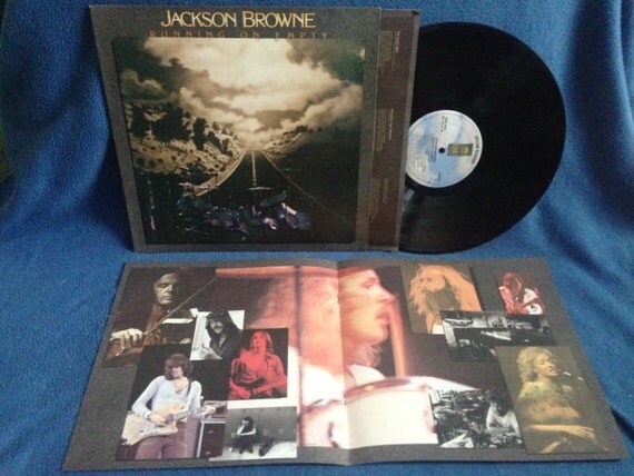 Vintage Jackson Browne Running On Empty Vinyl by sweetleafvinyl