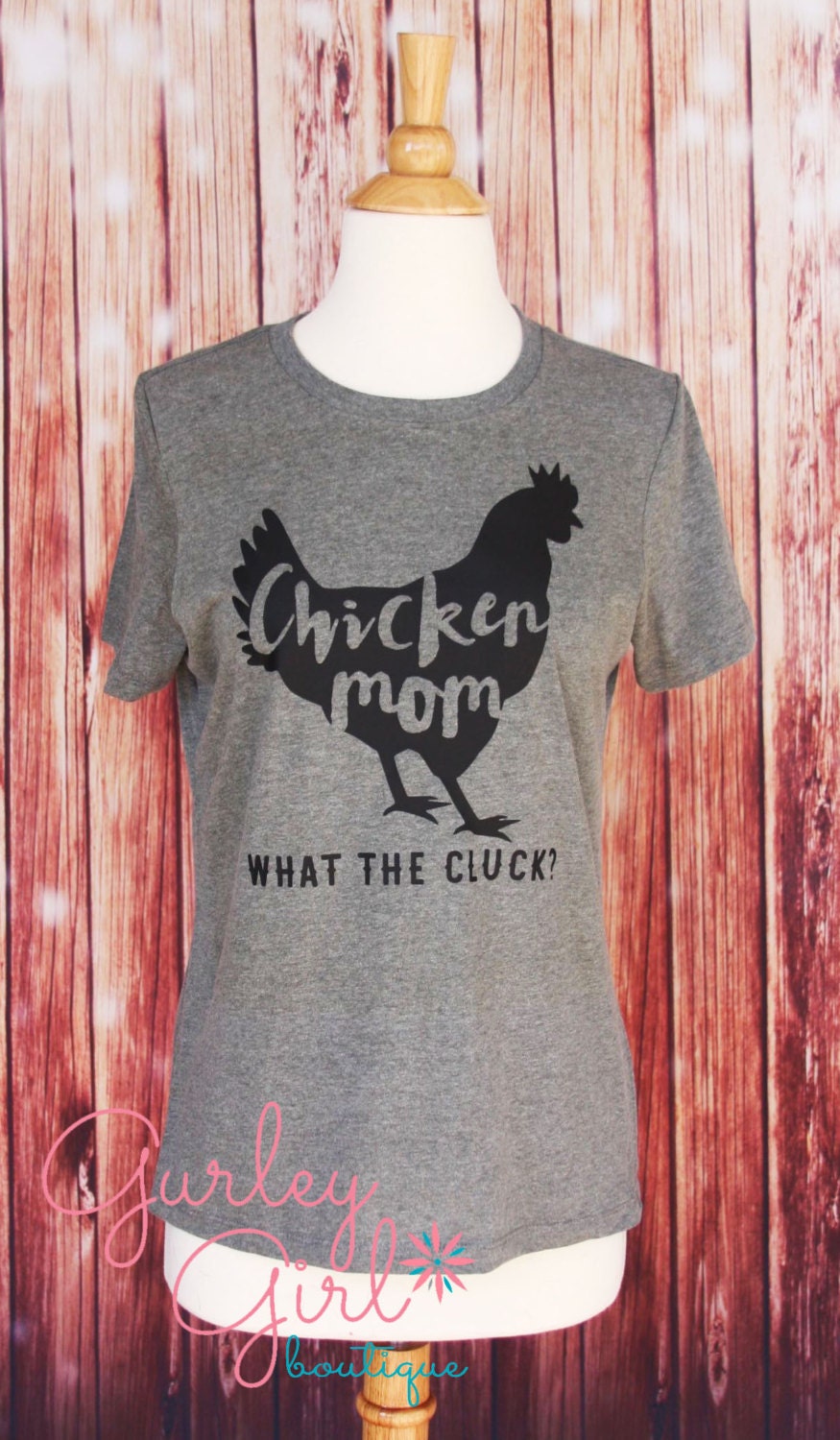 Chicken Mom Crazy Chicken Lady Shirt Graphic Tee
