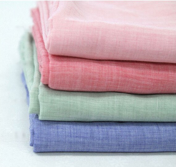 Soft Cotton Gauze Fabric Washing Gauze Pink Gauze Red