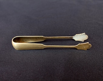 Sugar tongs Vintage sugar tongs Sugar nips Sugar nippers Soviet vintage gilt silver sugar tongs Gold layered silver sugar tongs
