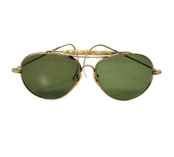 WWII Aviator Glasses 40s Eyeglasses Vintage Ray Ban 40s