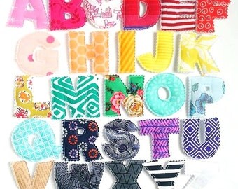 Stuffed letters | Etsy