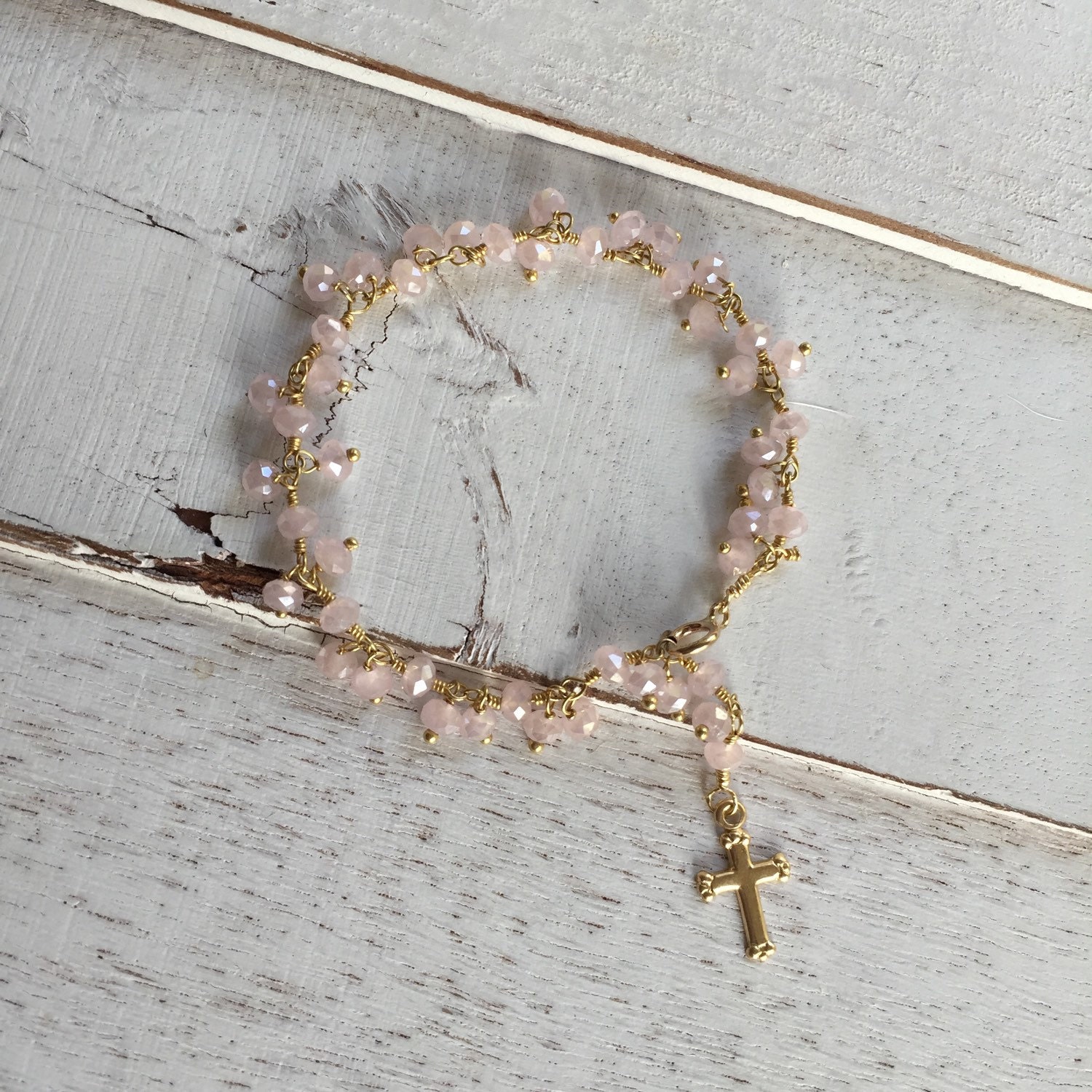 Baby girl baptism gift girl baptism bracelet baby keepsake