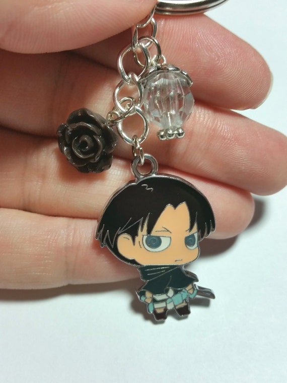 levi attack on titan keychain