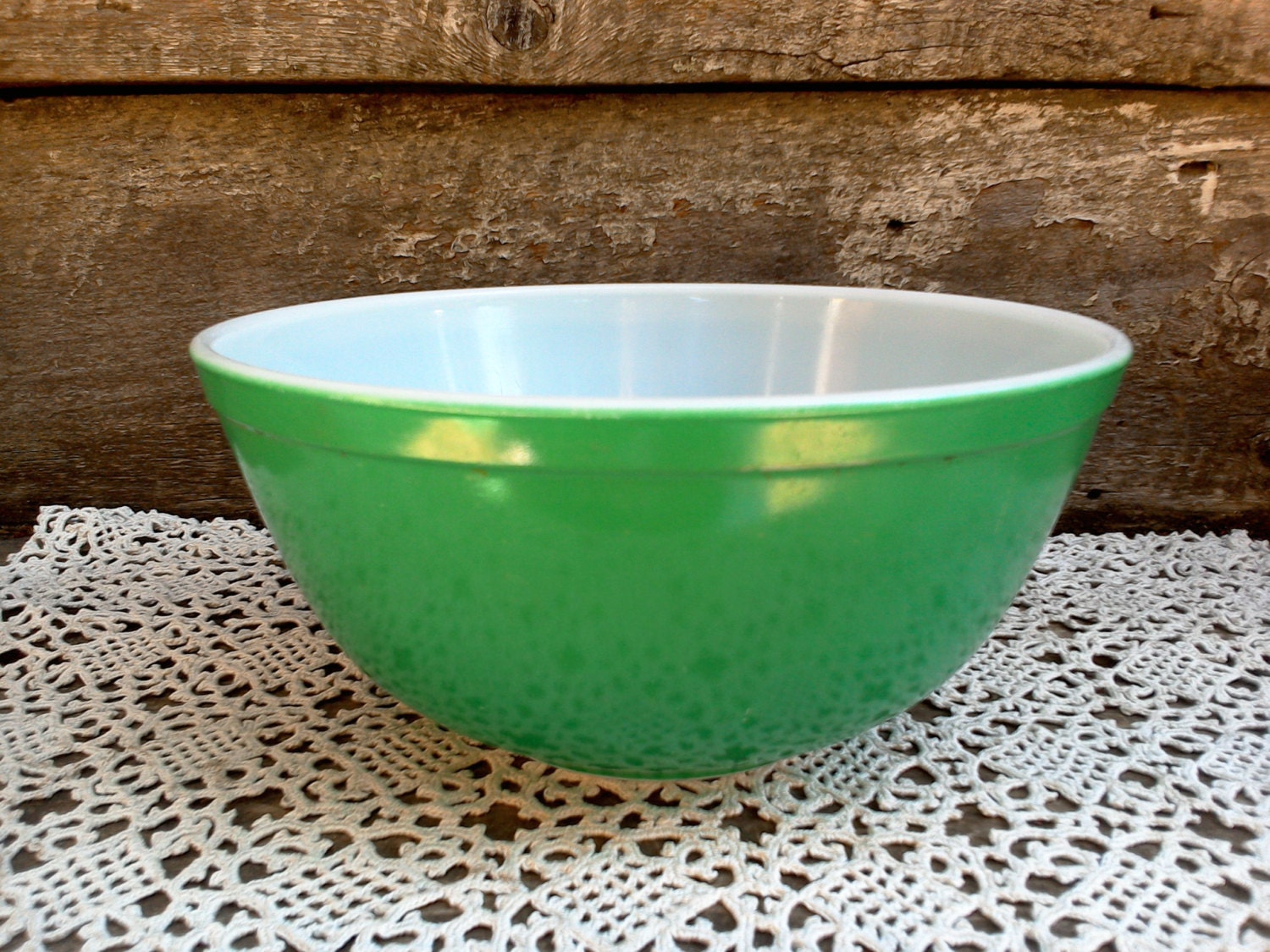 PYREX GREEN BOWL 2 1/2 Quart Mixing Bowl 403 Baking