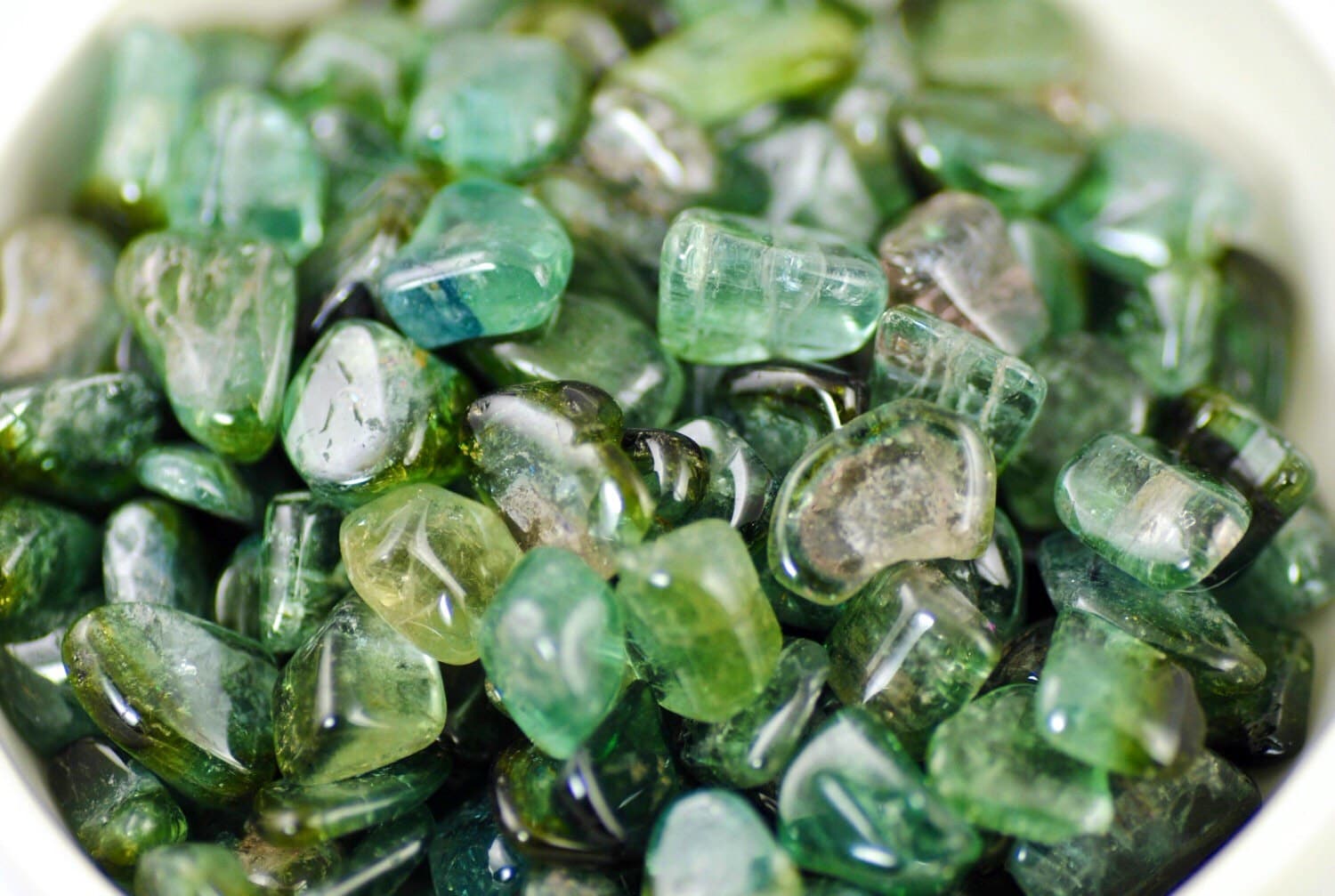 Green Green TourmalineAA Grade Green